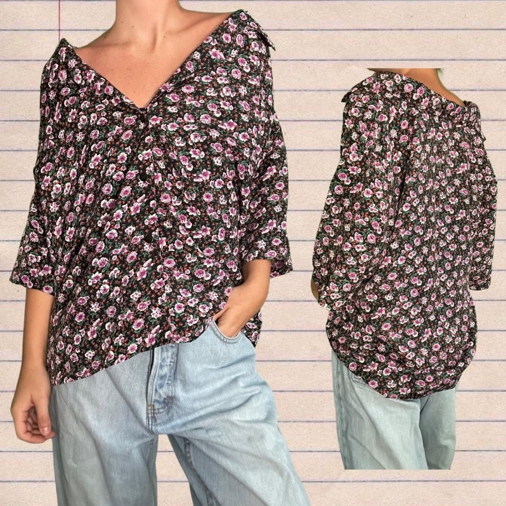 Lightweight Floral Blouse